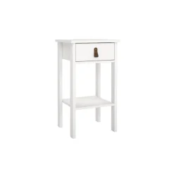 Nachtkastje Dallas Wit - 40x71x35 cm