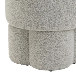 Poef Kevion Beige - Ø 40 cm