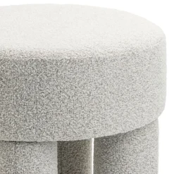 Poef Weslee Beige - Ø 50 cm