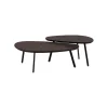 Salontafel Aarhus Grijs/Bruin - set 2 stuks