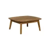 Salontafel Bodo Honingbruin - 80x80 cm