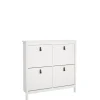 Schoenenkast Dallas Wit - 103x103x25 cm