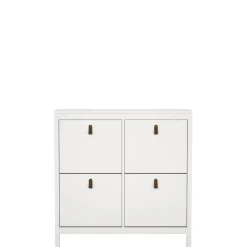 Schoenenkast Dallas Wit - 103x103x25 cm