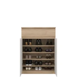 Schoenenkast Luna Wit - 81x112x40 cm
