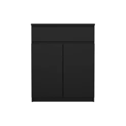 Schoenenkast Luna Zwart - 81x101x40 cm