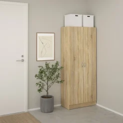 Schoenenkast Miami Naturel - 69x170x35 cm