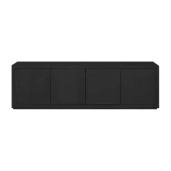 TV-meubel Chester Zwart - 180x55x40 cm