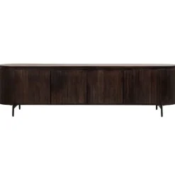 TV-meubel Viktor Donkerbruin - 210x56x43 cm