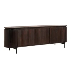 TV-meubel Viktor Donkerbruin - 175x56x43 cm