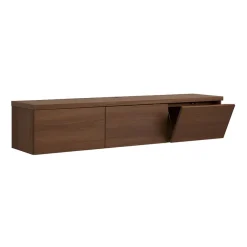 TV-meubel Vista Donkerbruin - 181x38x40 cm