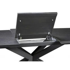 Uitschuifbare Eettafel Zwanenburg Zwart - 220/280x100