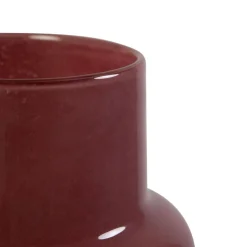 Vaas Pien Bordeaux - 25 cm hoog