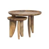 vtwonen Salontafel High Heels Naturel - set 2 stuks