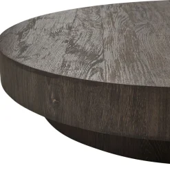 vtwonen Salontafel Shield Too Donkerbruin - Ø 100 cm