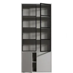 vtwonen Vitrinekast Basic Mist - 101x230x40 cm