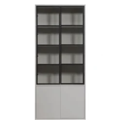 vtwonen Vitrinekast Basic Mist - 101x230x40 cm