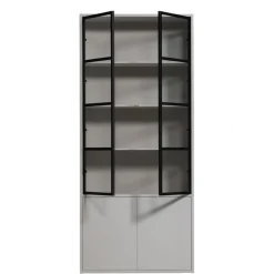 vtwonen Vitrinekast Basic Mist - 101x230x40 cm