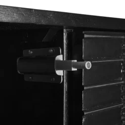Wandkast Elvas Zwart - 90x160x45 cm
