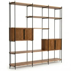 Wandkast Rego Bruin - 210x210x39 cm