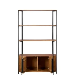 Wandkast Rego Bruin - 98x171x35 cm