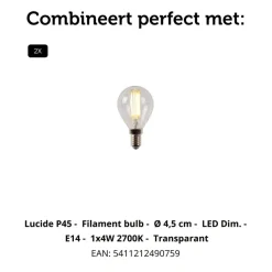 Wandlamp Ovalis Wit