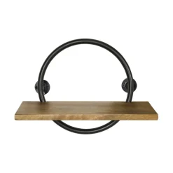Wandrek Aurano Mango / Zwart - Ø 30 cm