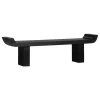 WOOOD Bank Lox Zwart - 183 cm