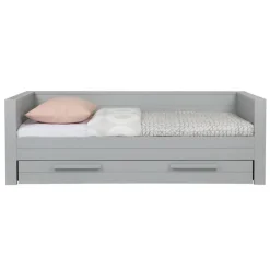 WOOOD Bedlade Dennis Grijs - 90x190 cm