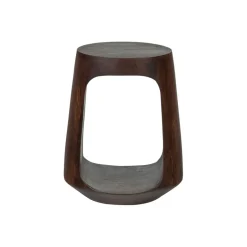 WOOOD Bijzettafel Bayo Walnoot - Ø 33 cm