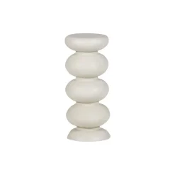 WOOOD Bijzettafel Brilo Crème - Ø 29 cm