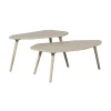 WOOOD Bijzettafel Davina Dust - set 2 stuks