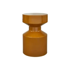 WOOOD Bijzettafel Ferry Honinggeel - Ø 30 cm