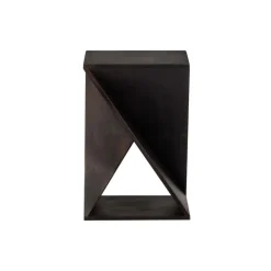 WOOOD Bijzettafel Ikem Donkerbruin - 41x41 cm