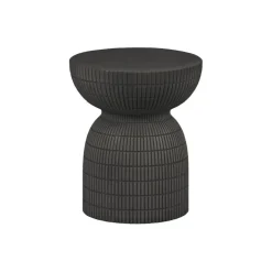 WOOOD Bijzettafel Samson Donkerbruin - Ø 37 cm