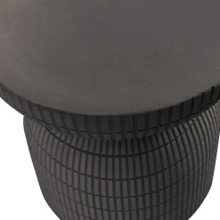 WOOOD Bijzettafel Samson Donkerbruin - Ø 37 cm