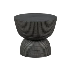 WOOOD Bijzettafel Samson Donkerbruin - Ø 40 cm
