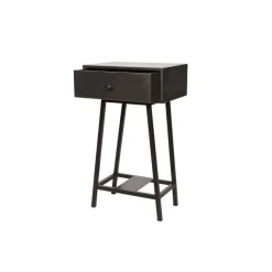 WOOOD Bijzettafel Skybox Zwart - 40x30 cm