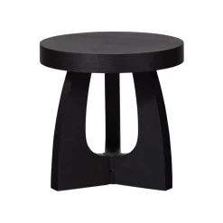 WOOOD Bijzettafel Tala Zwart - Ø 45 cm