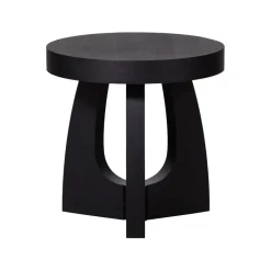 WOOOD Bijzettafel Tala Zwart - Ø 45 cm