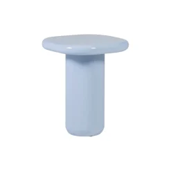 WOOOD Bijzettafel Zava Lichtblauw - Ø 50 cm