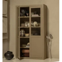 WOOOD Buffetkast Gunnar Mud - 120x217x48 cm