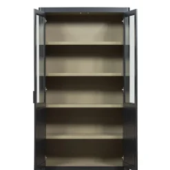 WOOOD Buffetkast Gunnar Zwart - 120x217x48 cm