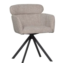 WOOOD Draaibare Eetkamerstoel Fenne Beige