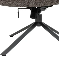 WOOOD Draaifauteuil Soren Bruin