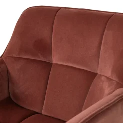 WOOOD Draaifauteuil Wibo RoodBruin