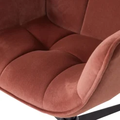 WOOOD Draaifauteuil Wibo RoodBruin