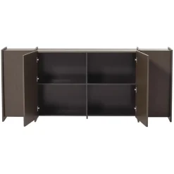 WOOOD Dressoir Brock Middenbruin - 200x85x44 cm