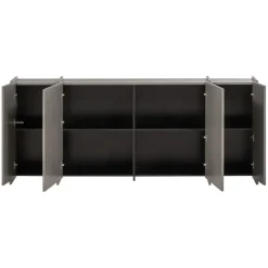 WOOOD Dressoir Brock Warmgrijs - 200x85x44 cm