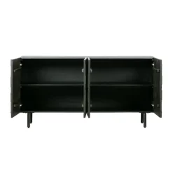 WOOOD Dressoir Counter Zwart - 160x83x40 cm