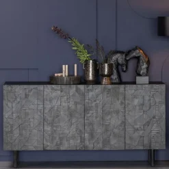 WOOOD Dressoir Counter Zwart - 160x83x40 cm